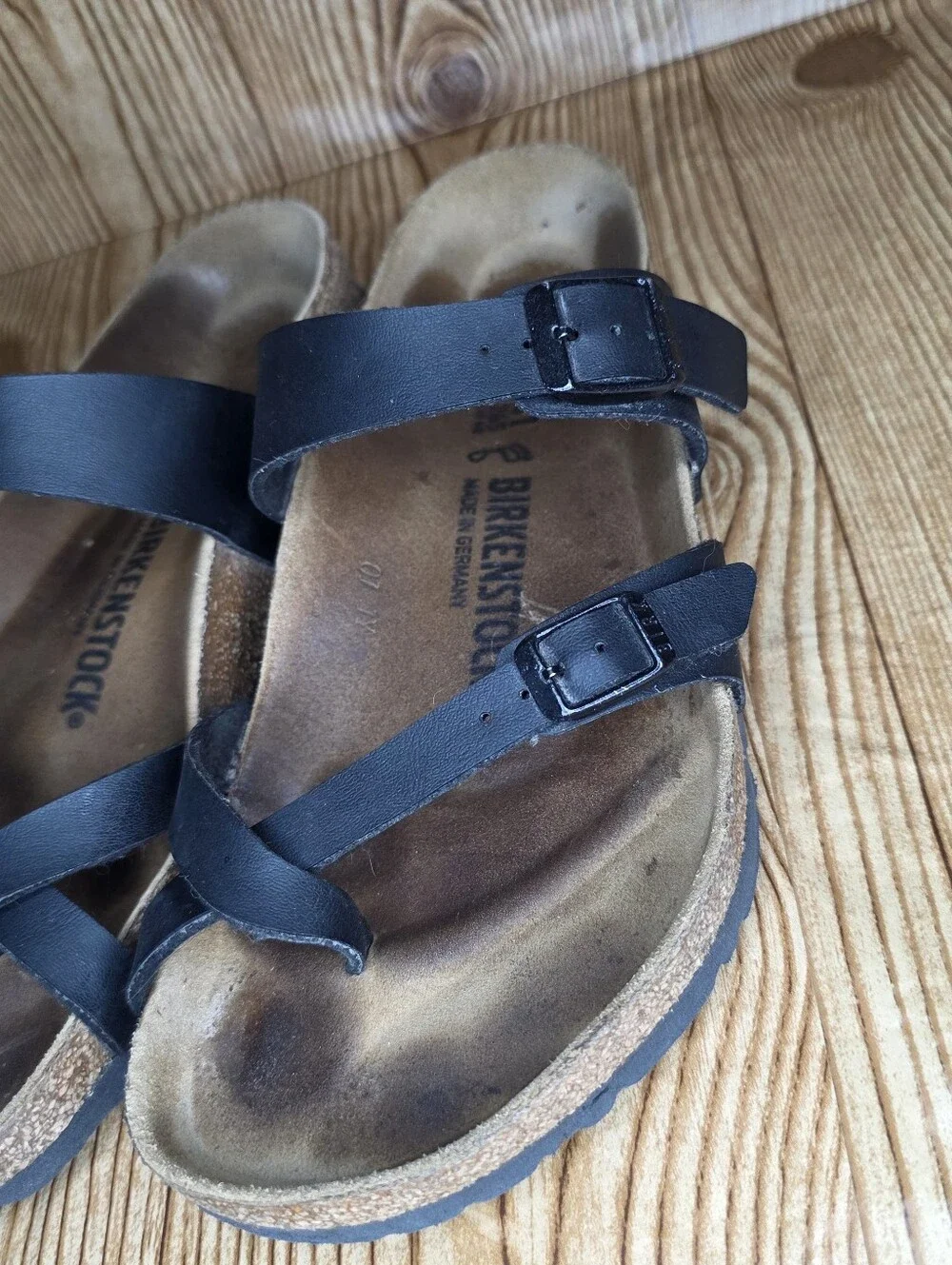 Birkenstock Women's Black Mayari Buckle Sandals Size 41/10